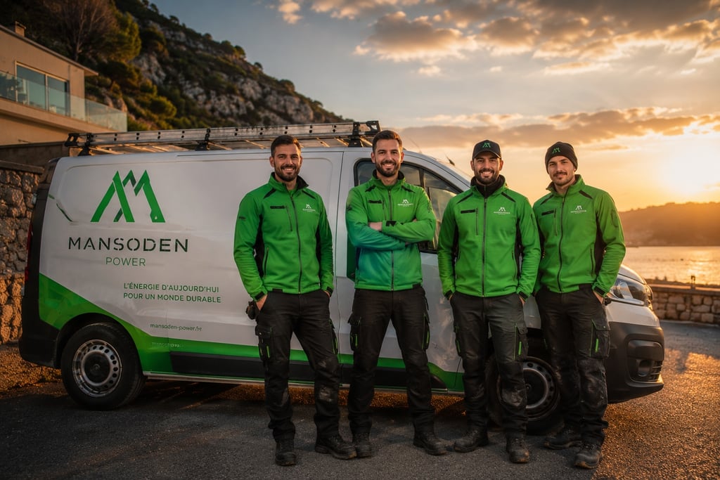 L'équipe Mansoden Power - Installateurs certifiés RGE QUALI'PV à Aubagne
