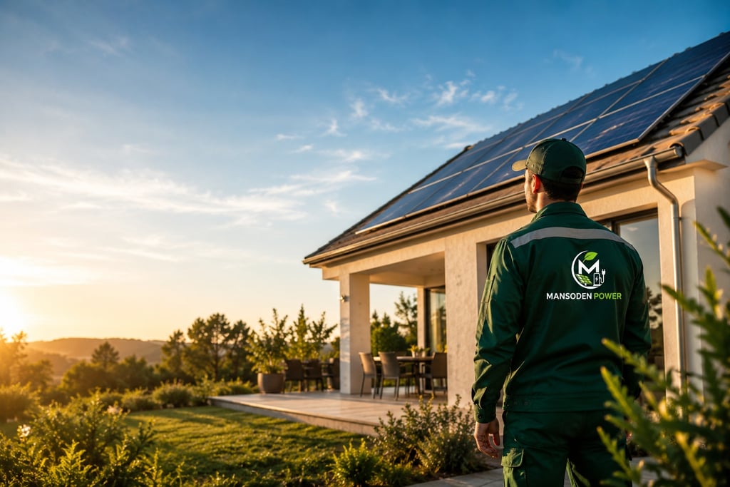 Installation de panneaux solaires photovoltaïques en France - Mansoden Power